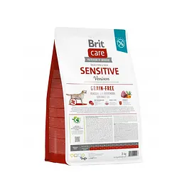 Сухий корм Brit Care Dog Grain-free Sensitive для собак з чутливим травленням, беззерновий з олениною, - мініатюра 10