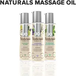 Масажна олія System JO - Naturals Massage Oil - Lavender & Vanilla 120 млє - мініатюра 5
