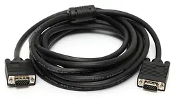 Кабель VGA 15M-15M, 5.0 м з феритами, екранований - мініатюра 2
