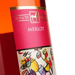 Вино Ulisse Merlot Rosè, рожеве, сухе, 13%, 0,75 л - мініатюра 3