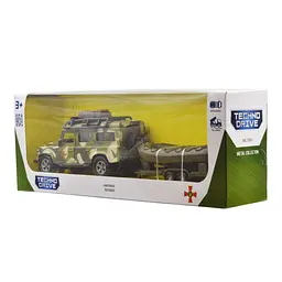 Ігровий набір TechnoDrive Land Rover Defender Military з човном (520191.270) - мініатюра 10