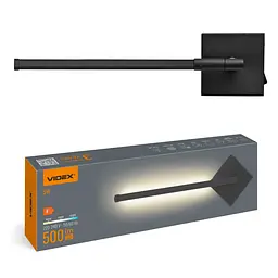 LED світильник Videx WL041 настінний 5 Вт 3000-4000-6000 K чорний (VL-WL041-05CB)