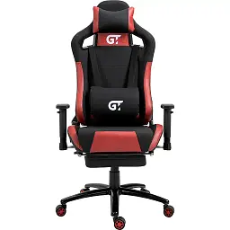 Геймерське крісло GT Racer чорне з червоним (X-5104 Black/Red)