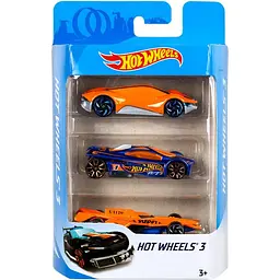 Набір базових машинок Hot Wheels 3 шт. в асортименті (K5904) - мініатюра 3