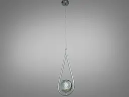 Підвісний світильник LED Diasha 505/1CR Нордік, 8W, регульована висота 50-135,5 см, діаметр 20 см, металевий каркас - мініатюра 2