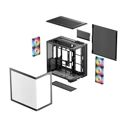 Корпус для ПК Deepcool CG590U 5F Black (R-CG590U-BKAGA5-G) - мініатюра 8