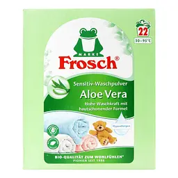 Пральний порошок-концентрат Frosch Aloe Vera 1450 г - мініатюра 3