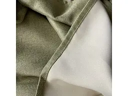 Льняні штори блекаут оливкового кольору на тасьмі 2шт. 150х270 ALBO pbe0052542 - мініатюра 8