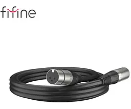 Микрофонный кабель XLR Male — XLR Female Fifine L-9 3м - мініатюра 4