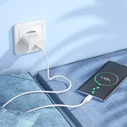 Мережевий зарядний пристрій Hoco C109A USB-C 20w White (6942007656658) [162329] - мініатюра 9