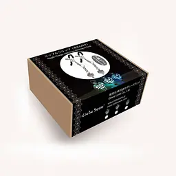 Затискачі для сосків із сердечком Liebe Seele Glow-in-dark Nipple Clamps Light Blue, світяться в темряві - мініатюра 4
