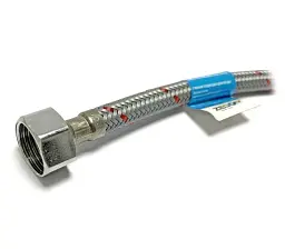 Шланг для підключення води Zegor WKR-PMBB-100 PRO 1/2"х1/2" ВВ 100 см 30412