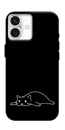 TPU чохол Demsky Lazy cat для Apple iPhone 16 Plus (6.7")