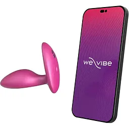 Анальна смарт-вібропробка We-Vibe Ditto+ Cosmic Pink - мініатюра 4