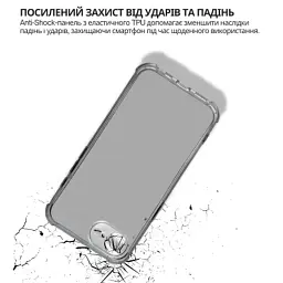 Чохол до мобільного телефона BeCover Anti-Shock Apple iPhone 17e Grey (715145) - мініатюра 4