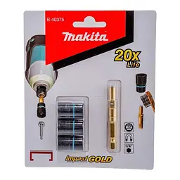 Набір головок ударних 1/4" 10 мм (3 шт) Makita B-40375 - мініатюра 3