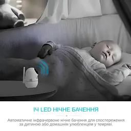 IP-камера поворотна XON SmartCam Wi-Fi 1080P (ETWEW21YW 3664) Біла - мініатюра 12