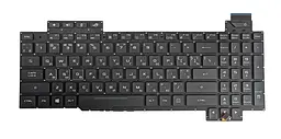 Клавіатура для ноутбука Asus ROG Strix GL503 з підсвічуванням (White Light), Black, (No Frame) - мініатюра 2