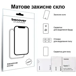 Скло захисне BeCover Matte Anti-Glare Samsung Galaxy Tab A11 Plus SM-X236B 11.0" (713939) - мініатюра 4