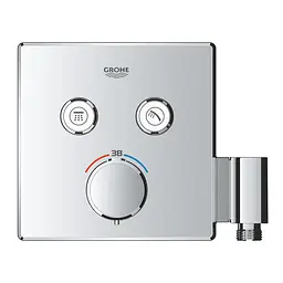 Душова система прихованого монтажу термостатична Grohe QuickFix Precision Smartcontrol Cube 34876000, Хром - мініатюра 5