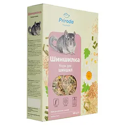 Корм для гризунів Природа Шиншилка Колор + Ензим 500 г (PR241077) - мініатюра 2