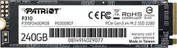 SSD M.2 накопичувач Patriot P310 240GB (P310P240GM28)