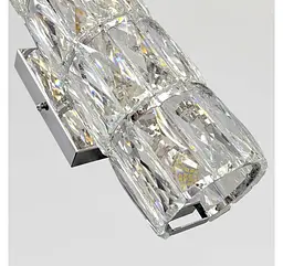 Настінне бра Artlight 88060/300WCH, 4 лампи G4, хром та прозоре скло - мініатюра 4
