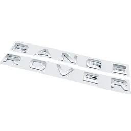 Емблема напис RANGE ROVER хром 720х31мм пластик (на скотчі)