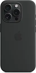Оригінальний силіконовий чохол для iPhone 15 Pro Apple Silicone Case with MagSafe Midnight Black MT1A3ZM/A - мініатюра 5