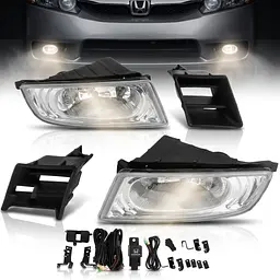 Протитуманні фари для Honda Civic 2006-2012 JAPAN H11-12V 55W з проводкою Комплект (HD-159) - мініатюра 2