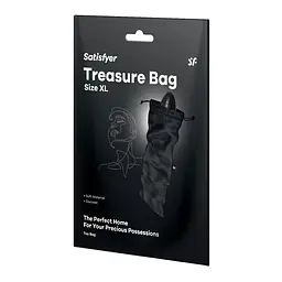 Мішечок для зберігання іграшок Satisfyer Treasure Bag XL Black Satisfyer IG059518; SX0552 98418 - мініатюра 3