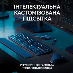 Клавіатура MX Keys S Wireless Ukr Graphite (L920-011593) Logitech teh0022928 - мініатюра 3