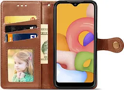 Чохол-книжка GETMAN Gallant Cover Case для Xiaomi Redmi 12C/11A Brown [84402] - мініатюра 3