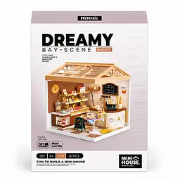 Конструктор-румбокс Mini House серії Інтер'єр - Пекарня з підсвічуванням (8011)