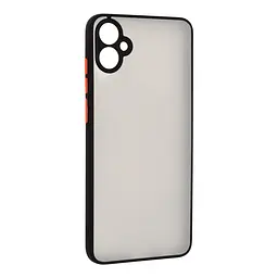 Чехол-накладка для Samsung Galaxy A05 (A055), Frosted Matte, черный, противоударный чехол с защитой всего корпуса, термополиуретан TPU + поликарбонат PC, ArmorStandart (ARM71795)