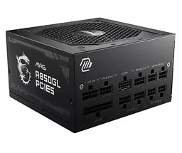 Блок живлення 850 Вт, MAG A850GL PCIE5, Black, модульний MSI teh0028906 - мініатюра 1
