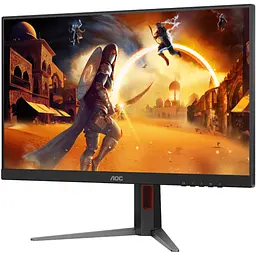 TFT 27" AOC Q27G4ZD, QD-OLED, 280Гц, 0,03мс, 2хHDMI, DP, USB-hub, HAS, Pivot, чорно-червоний - мініатюра 3
