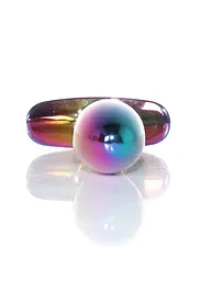 Анальна пробка - Jewellery Multicolour Plug Red S - мініатюра 5