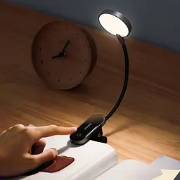 Настільна лампа Baseus Comfort Reading Mini Clip Lamp Dark Gray (DGRAD-0G) [67870] - мініатюра 2