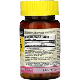 Глюконат заліза Mason Natural Ferrous Gluconate 240 мг 100 пігулок - мініатюра 2