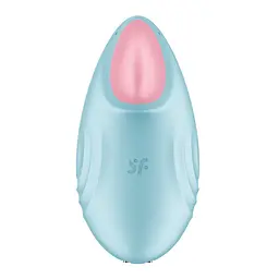 Вібратор для клітора Satisfyer Tropical Tip 8.5 см блакитний - мініатюра 5