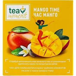 Чай зелений Tea Moments Mango Time 34 г (20 шт. х 1.7 г) (920163) - мініатюра 4