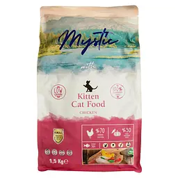 Сухий корм для кошенят Mystic з куркою, 1,5 кг - мініатюра 2