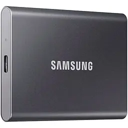 Зовнішній SSD накопичувач Samsung T7 2TB Titan Gray (MU-PC2T0T/WW) [91905] - мініатюра 4