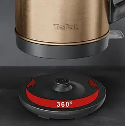 Електрочайник Tefal KI280G10 1.7 л бронзовий - мініатюра 12