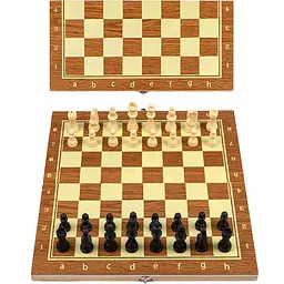 Шахи дерев'яні "3 в 1", із натурал. дерева, 30*15*5 см 622А(80227)