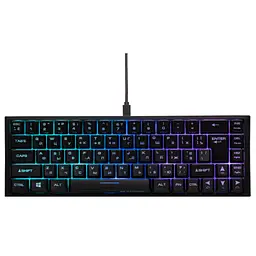 Клавіатура 2E GAMING KG350 RGB 68key USB Black (2E-KG350UBK)