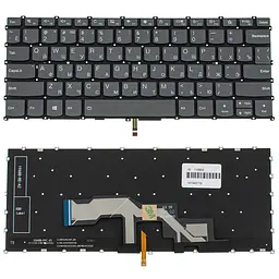 Клавіатура для ноутбука LENOVO (IdeaPad: S540-13ARE) rus чорний без кадру підсвічування клавіш