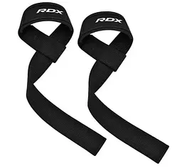 Лямки для тяги RDX W1 Gym Single Strap Black Plus (WAN-W1B+) - мініатюра 2