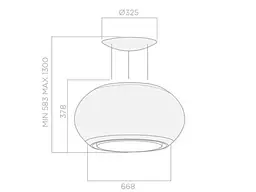 Витяжка Elica INTERSTELLAR BL/F/65 - мініатюра 10
